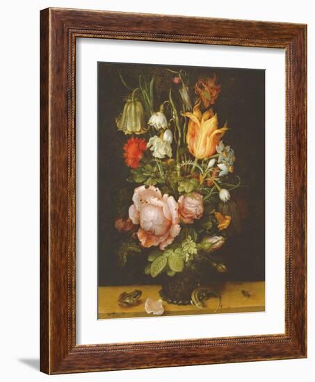 Still Life with Flowers, 1615-Roelandt Jacobsz. Savery-Framed Giclee Print