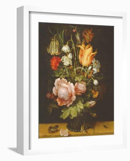 Still Life with Flowers, 1615-Roelandt Jacobsz. Savery-Framed Giclee Print