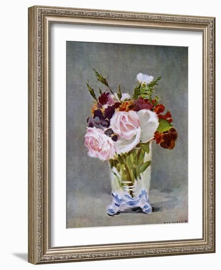 Still Life with Flowers, 1882-Edouard Manet-Framed Giclee Print