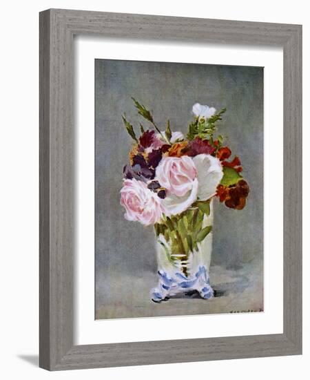 Still Life with Flowers, 1882-Edouard Manet-Framed Giclee Print