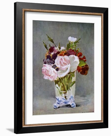 Still Life with Flowers, 1882-Edouard Manet-Framed Giclee Print