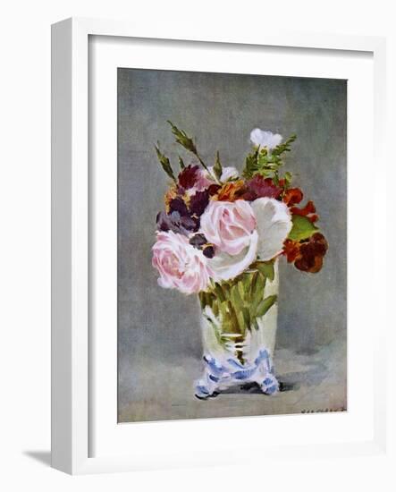 Still Life with Flowers, 1882-Edouard Manet-Framed Giclee Print
