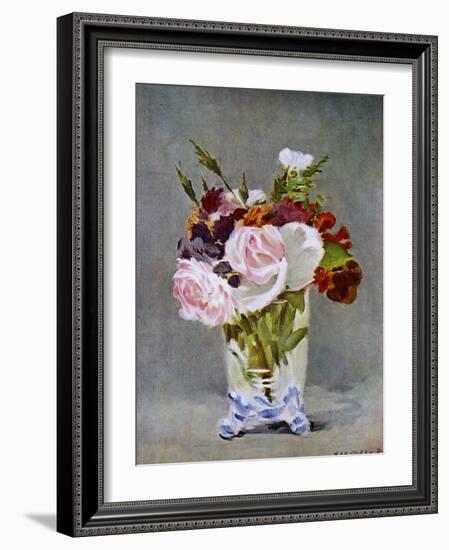 Still Life with Flowers, 1882-Edouard Manet-Framed Giclee Print