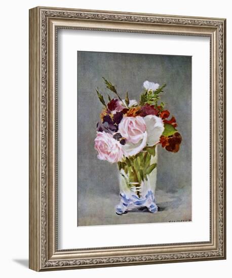 Still Life with Flowers, 1882-Edouard Manet-Framed Giclee Print