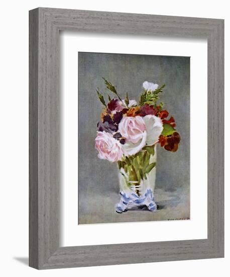 Still Life with Flowers, 1882-Edouard Manet-Framed Giclee Print