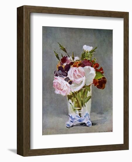 Still Life with Flowers, 1882-Edouard Manet-Framed Giclee Print