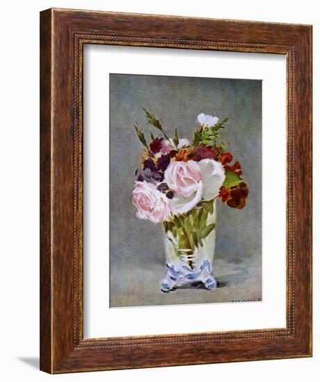 Still Life with Flowers, 1882-Edouard Manet-Framed Giclee Print