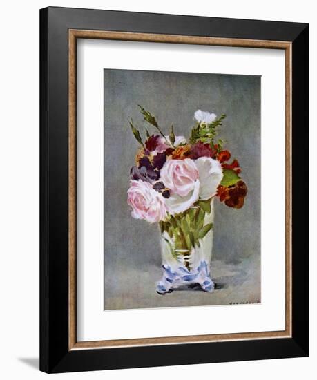 Still Life with Flowers, 1882-Edouard Manet-Framed Giclee Print