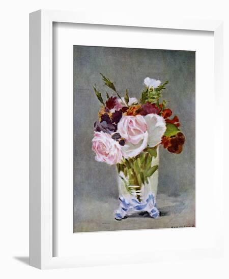 Still Life with Flowers, 1882-Edouard Manet-Framed Giclee Print