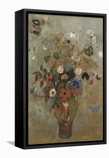 Still Life with Flowers, 1905-Odilon Redon-Framed Premier Image Canvas