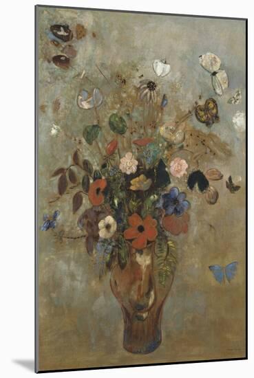 Still Life with Flowers, 1905-Odilon Redon-Mounted Giclee Print