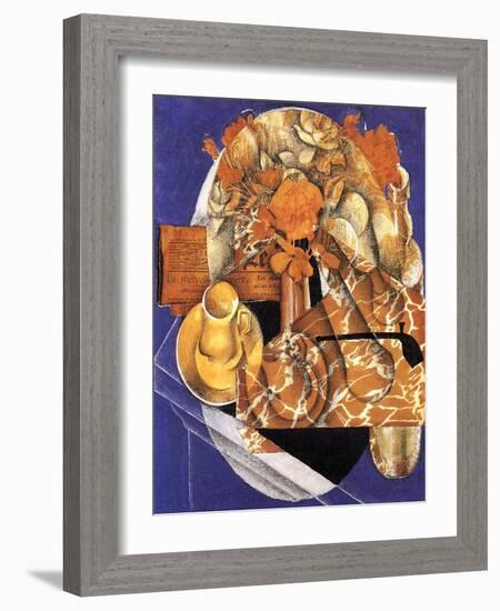 Still Life with Flowers, 1914-Juan Gris-Framed Giclee Print