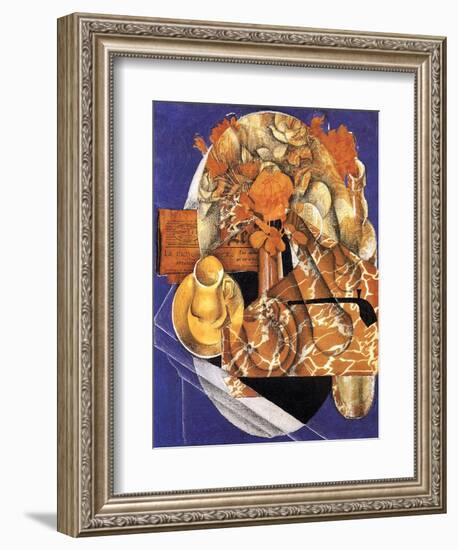 Still Life with Flowers, 1914-Juan Gris-Framed Giclee Print