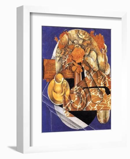 Still Life with Flowers, 1914-Juan Gris-Framed Giclee Print