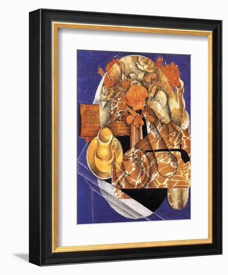 Still Life with Flowers, 1914-Juan Gris-Framed Giclee Print