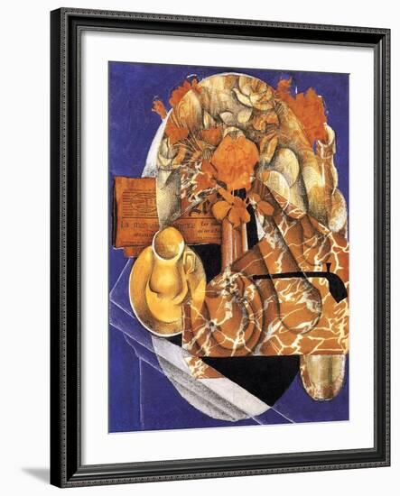 Still Life with Flowers, 1914-Juan Gris-Framed Giclee Print