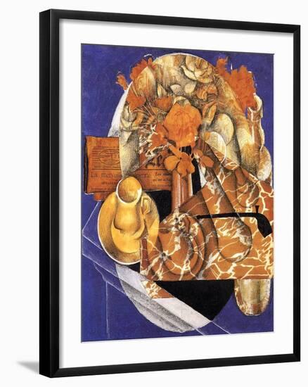 Still Life with Flowers, 1914-Juan Gris-Framed Giclee Print