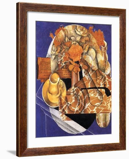 Still Life with Flowers, 1914-Juan Gris-Framed Giclee Print