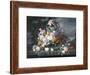 Still Life with Flowers and a Landscape-Severin Roesen-Framed Giclee Print