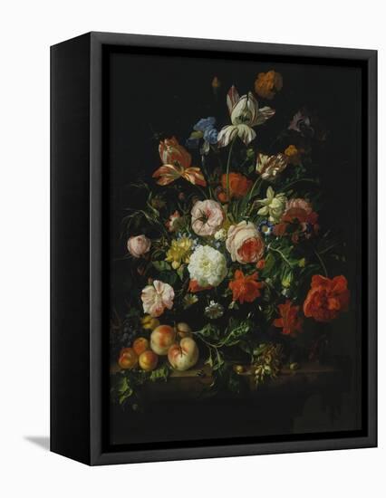 Still Life with Flowers and Fruit, 1707-Rachel Ruysch-Framed Premier Image Canvas