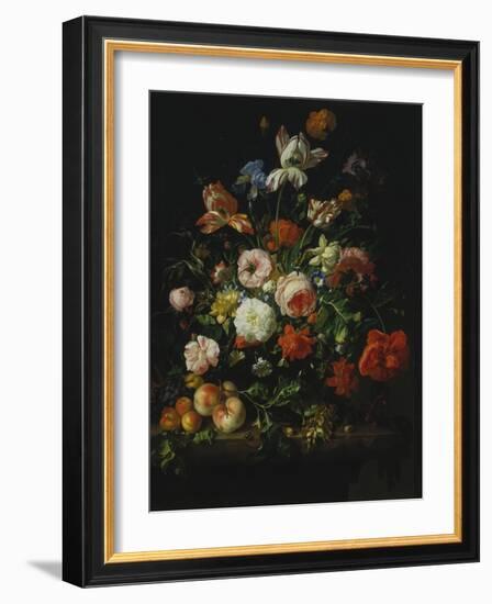 Still Life with Flowers and Fruit, 1707-Rachel Ruysch-Framed Giclee Print