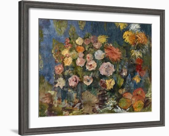 Still Life with Flowers and Fruit, 1907-Nikolai Nikolayevich Sapunov-Framed Giclee Print