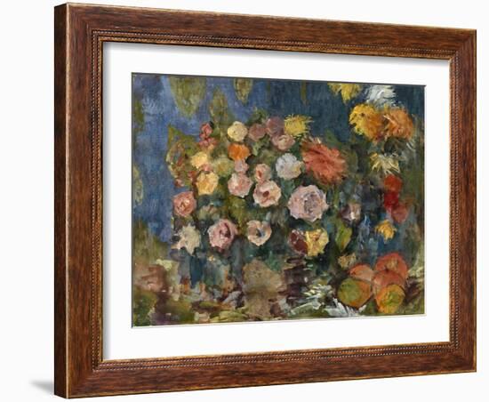 Still Life with Flowers and Fruit, 1907-Nikolai Nikolayevich Sapunov-Framed Giclee Print