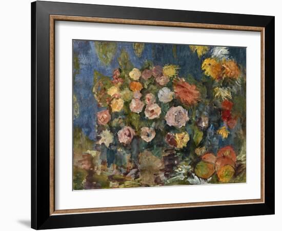 Still Life with Flowers and Fruit, 1907-Nikolai Nikolayevich Sapunov-Framed Giclee Print