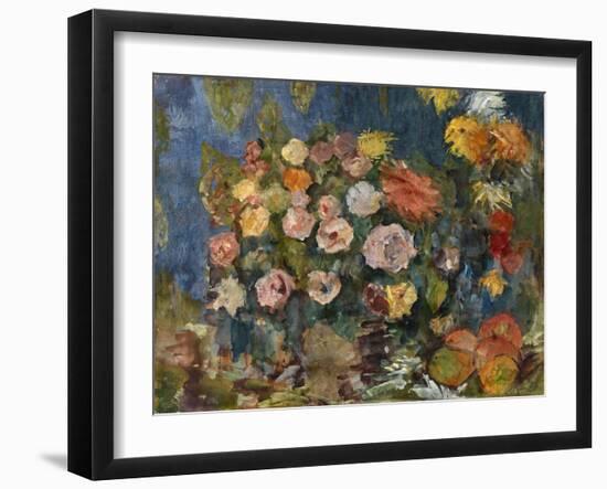 Still Life with Flowers and Fruit, 1907-Nikolai Nikolayevich Sapunov-Framed Giclee Print