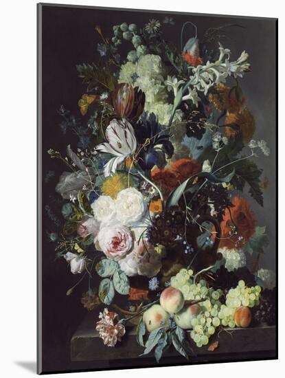 Still Life with Flowers and Fruit, c.1715-Jan van Huysum-Mounted Giclee Print