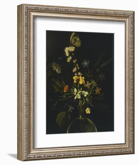 Still Life with Flowers and Fruit-Caravaggio-Framed Giclee Print