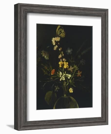 Still Life with Flowers and Fruit-Caravaggio-Framed Giclee Print