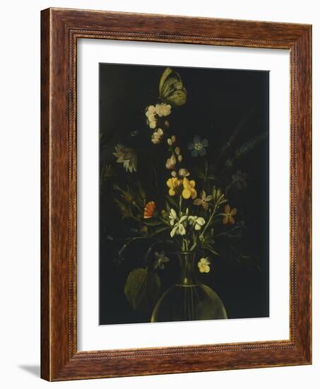 Still Life with Flowers and Fruit-Caravaggio-Framed Giclee Print