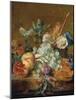 Still Life with Flowers and Fruit-Jan van Huysum-Mounted Giclee Print