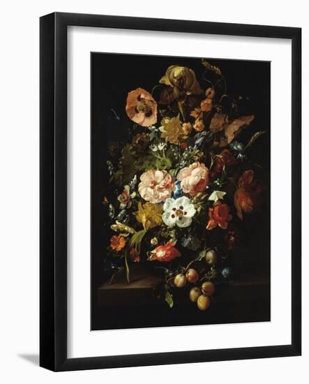 Still Life with Flowers and Fruit-Rachel Ruysch-Framed Giclee Print