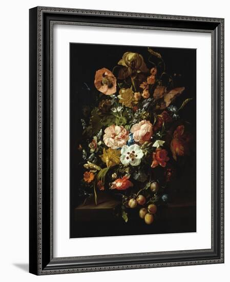 Still Life with Flowers and Fruit-Rachel Ruysch-Framed Giclee Print