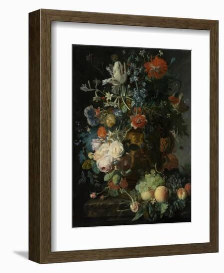 Still Life with Flowers and Fruit-Jan van Huysum-Framed Art Print
