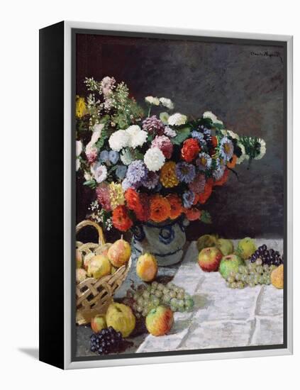 Still Life with Flowers and Fruit-Claude Monet-Framed Premier Image Canvas