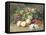 Still Life with Flowers and Fruit-Henri Robbe-Framed Premier Image Canvas
