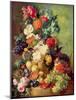 Still Life with Flowers and Fruit-Jan van Os-Mounted Giclee Print