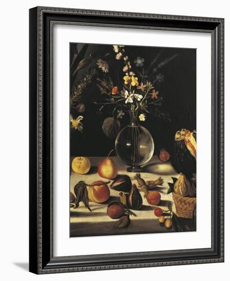 Still Life with Flowers and Fruit-Caravaggio-Framed Giclee Print