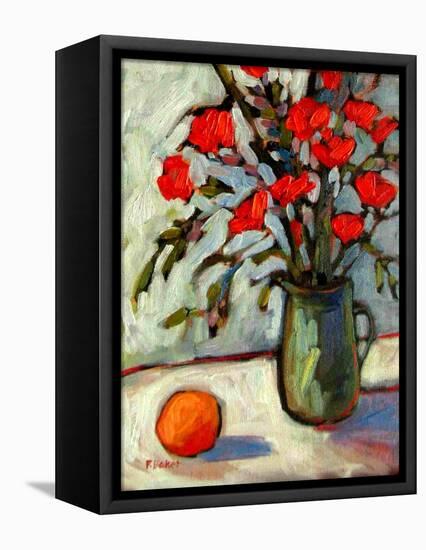 Still Life with Flowers and Orange-Patty Baker-Framed Stretched Canvas
