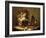 Still life with flowers and raspberries-Jean Baptiste Robie-Framed Giclee Print