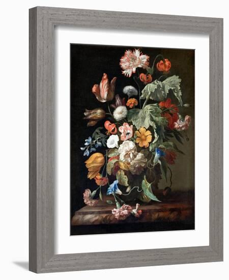 Still-Life with Flowers, c.1700-Rachel Ruysch-Framed Giclee Print