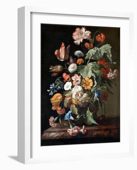 Still-Life with Flowers, c.1700-Rachel Ruysch-Framed Giclee Print