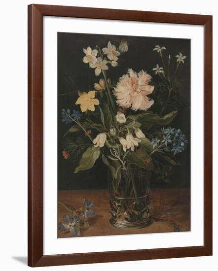 Still Life with Flowers in a Glass, 1602-Jan Brueghel the Younger-Framed Giclee Print