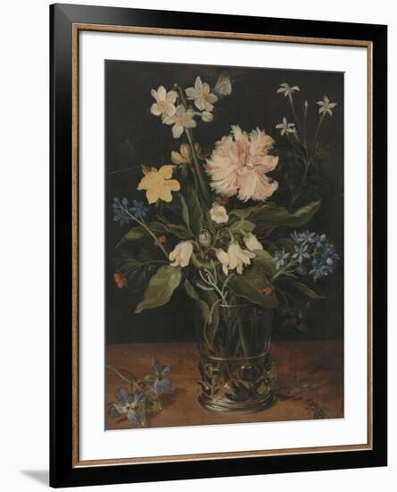 Still Life with Flowers in a Glass, 1602-Jan Brueghel the Younger-Framed Giclee Print