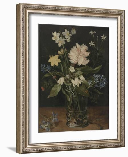 Still Life with Flowers in a Glass, 1630-Jan Brueghel the Elder-Framed Giclee Print