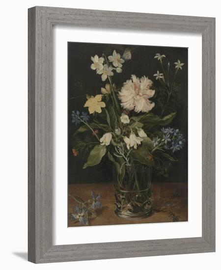 Still Life with Flowers in a Glass, 1630-Jan Brueghel the Elder-Framed Giclee Print