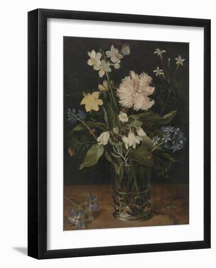 Still Life with Flowers in a Glass, 1630-Jan Brueghel the Elder-Framed Giclee Print